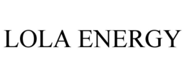 LOLA ENERGY trademark
