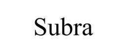 SUBRA trademark