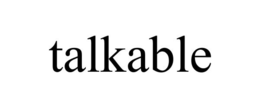 TALKABLE trademark