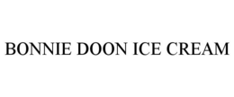 BONNIE DOON ICE CREAM trademark
