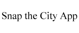 SNAP THE CITY APP trademark