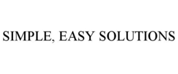 SIMPLE, EASY SOLUTIONS trademark
