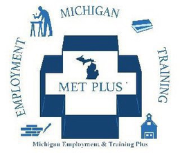 MET PLUS MICHIGAN EMPLOYMENT & TRAININGMET PLUS EMPLOYMENT MICHIGAN TRAINING trademark