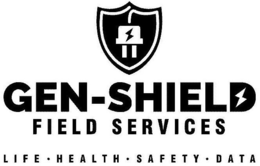 GEN-SHIELD FIELD SERVICES LIFE · HEALTH· SAFETY · DATA trademark