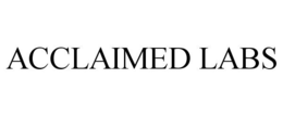 ACCLAIMED LABS trademark