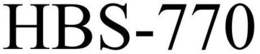 HBS-770 trademark