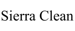 SIERRA CLEAN trademark