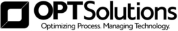 OPTSOLUTIONS OPTIMIZING PROCESS. MANAGING TECHNOLOGY. trademark