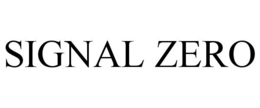 SIGNAL ZERO trademark