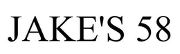 JAKE'S 58 trademark