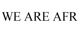 WE ARE AFR trademark
