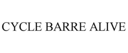 CYCLE BARRE ALIVE trademark