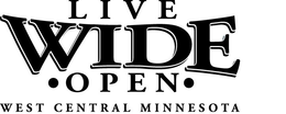 LIVE WIDE OPEN WEST CENTRAL MINNESOTA trademark
