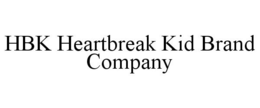 HBK HEARTBREAK KID BRAND COMPANY trademark