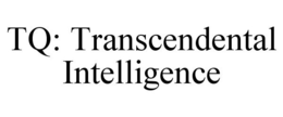 TQ: TRANSCENDENTAL INTELLIGENCE trademark