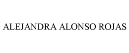 ALEJANDRA ALONSO ROJAS trademark