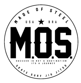 M.O.S. MADE OF STEEL USA BRA SUCCESS IS NOT A DESTINATION ITS A JOURNEY SKATE SURF JIU JITSU trademark