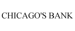 CHICAGO'S BANK trademark