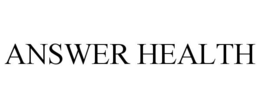 ANSWER HEALTH trademark