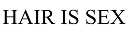 HAIR IS SEX trademark