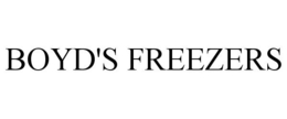 BOYD'S FREEZERS trademark