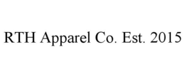 RTH APPAREL CO. EST. 2015 trademark
