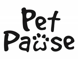 PET PAWSE trademark