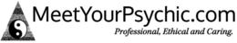 MEETYOURPSYCHIC.COM PROFESSIONAL, ETHICAL AND CARING. trademark