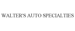 WALTER'S AUTO SPECIALTIES trademark