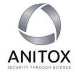ANITOX SECURITY THROUGH SCIENCE trademark