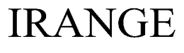 IRANGE trademark