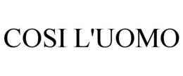 COSI L'UOMO trademark