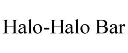 HALO-HALO BAR trademark