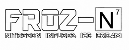 FROZ-N7 NITROGEN INFUSED ICE CREAM trademark