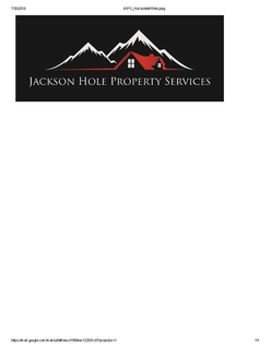 JACKSON HOLE PROPERTY SERVICES trademark