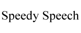 SPEEDY SPEECH trademark
