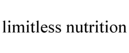 LIMITLESS NUTRITION trademark