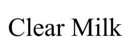 CLEAR MILK trademark