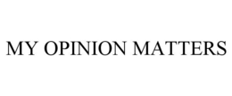 MY OPINION MATTERS trademark