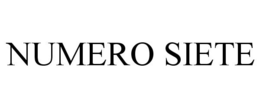 NUMERO SIETE trademark