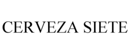 CERVEZA SIETE trademark