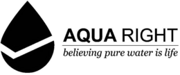 AQUA RIGHT BELIEVING PURE WATER IS LIFE trademark