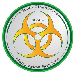 CRIMESCENECLEANUP.COM NCSCA NATIONWIDE SERVICE trademark