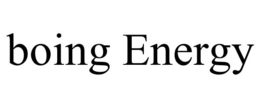 BOING ENERGY trademark