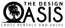 THE DESIGN OASIS CROSS RENTALS AND SALES trademark