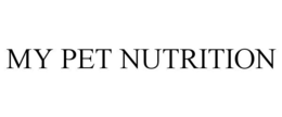MY PET NUTRITION trademark