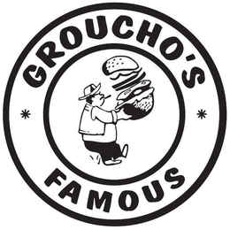 GROUCHO'S FAMOUS trademark