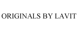 ORIGINALS BY LAVIT trademark