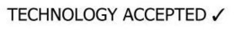 TECHNOLOGY ACCEPTED trademark