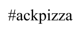 #ACKPIZZA trademark